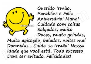 Feliz Aniversário Engraçado para irmão - Celular e Whatsapp m (8)