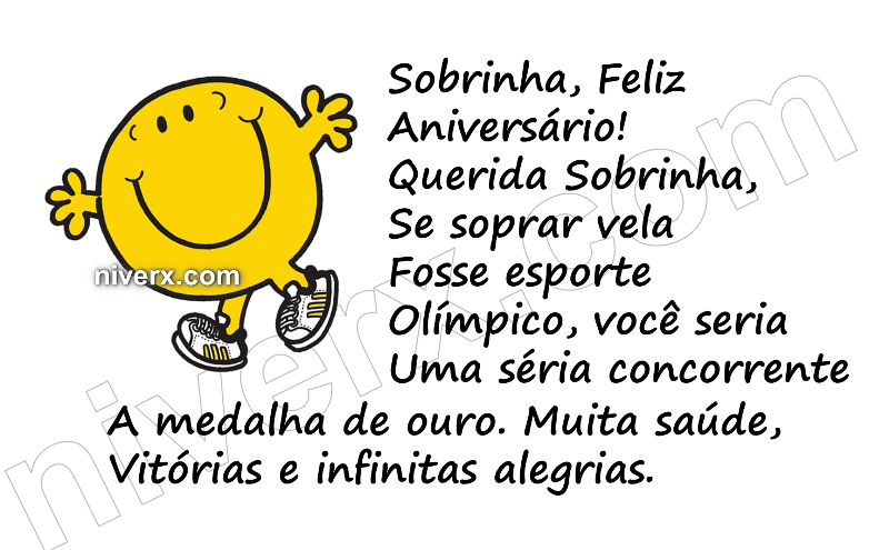 Feliz Aniversário Engraçado para sobrinha - Celular e Whatsapp bfjngehry