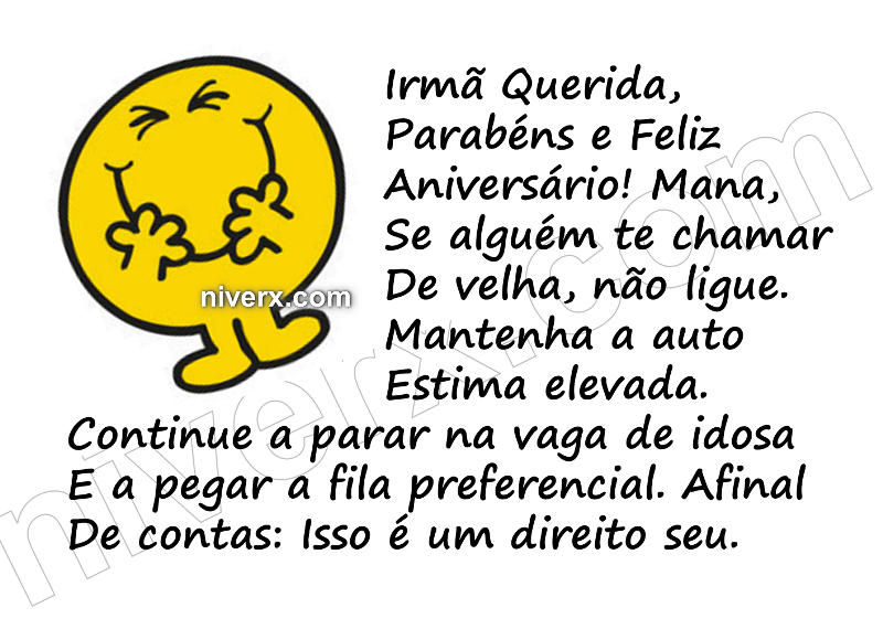 Feliz Aniversário engraçado para irmã - Celular e Whatsapp 7o (9)