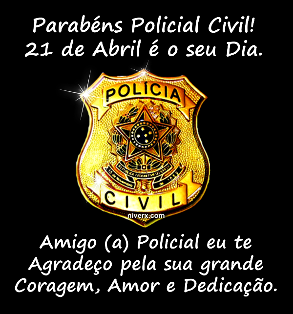 Mensagem para o dia do Policial Civil