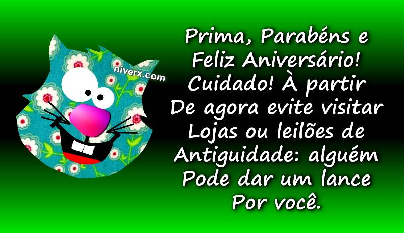 Whatsapp-Feliz-Aniversário-Engraçado para Prima- Whatsapp-Facebook-Telegram E 5 6