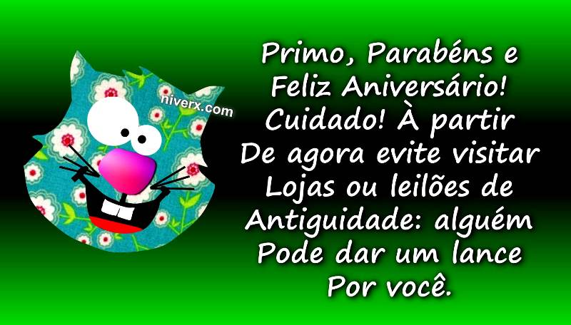 Whatsapp-Feliz-Aniversário-Engraçado para Primo- Whatsapp-Facebook-Telegram E 5 6